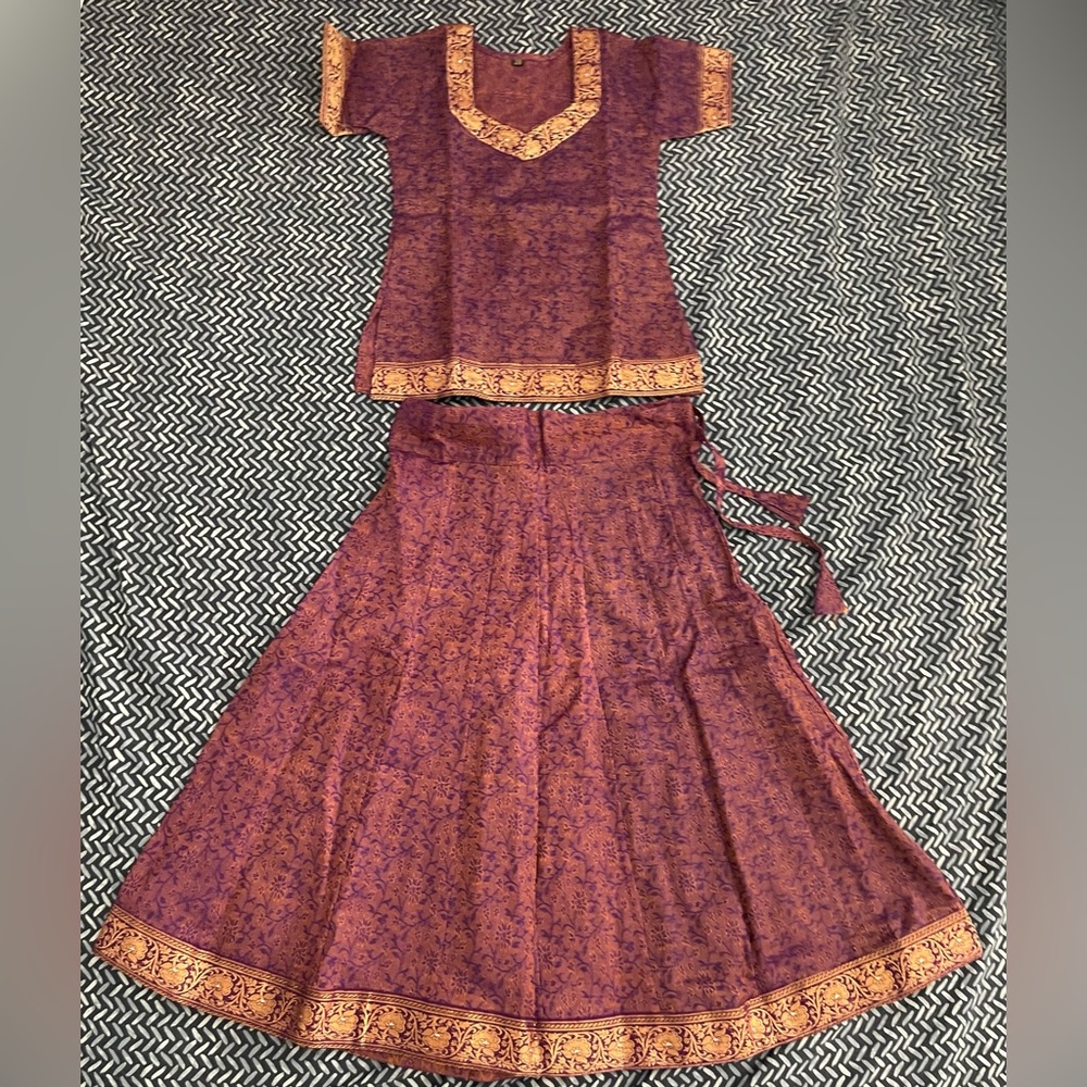 Girls ethnic Lehengas set
